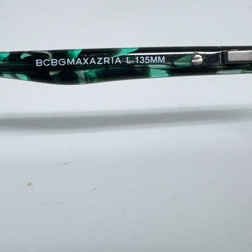 BCBG MAXAZRIA Carmella Emerald Green Full Rim 53-16-135mm Eyeglass Frames H17480 - Picture 5 of 7